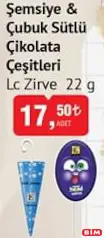 LC ZİRVE ŞEMSİYE & ÇUBUK SÜTLÜ ÇİKOLATA ÇEŞİTLERİ 22 G
